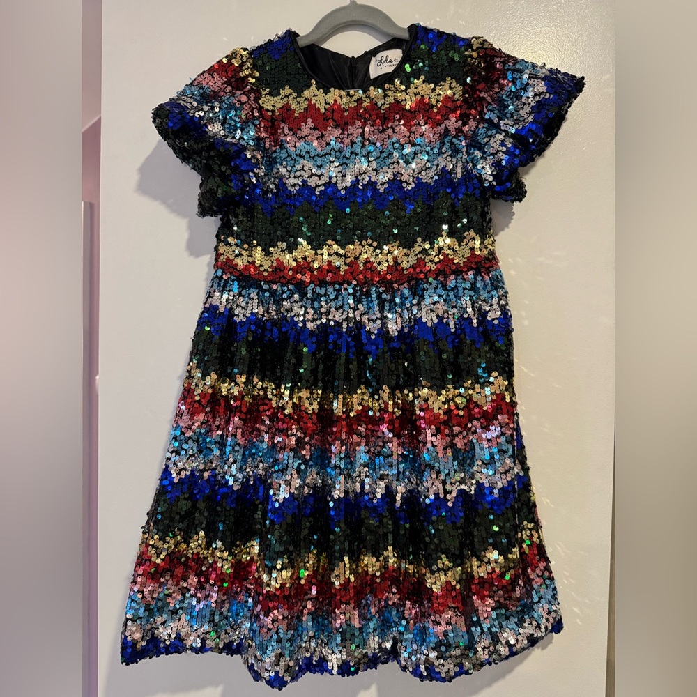 Lola + The Boys Multicolor Sequin Dress